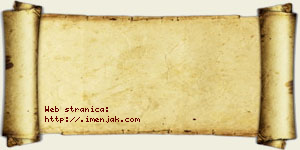 Anđela Ivanović vizit kartica